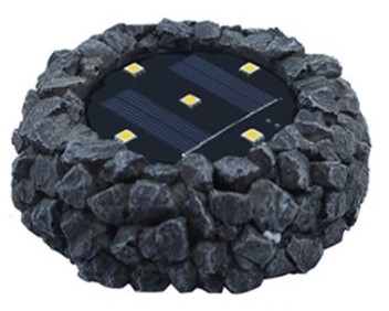 Outdoor Waterproof Stone Shape Solar Light LED S3